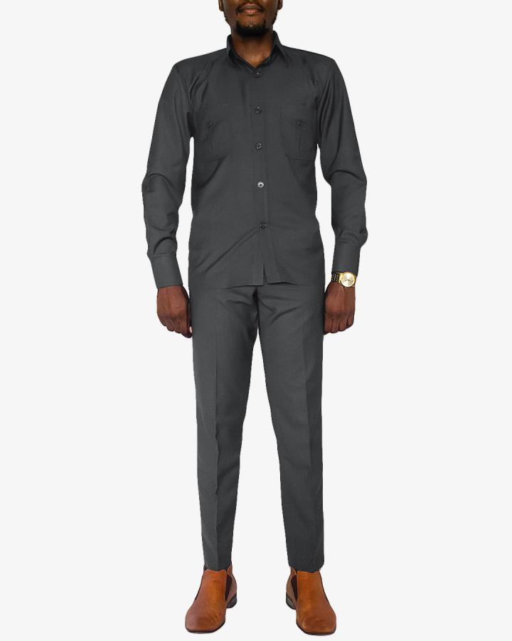 Grey Kaunda Suit